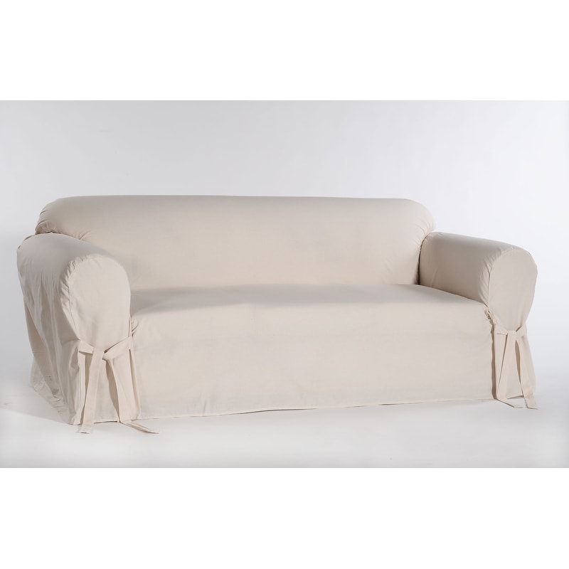 Classic Slipcovers Brushed Twill Sofa Slipcover