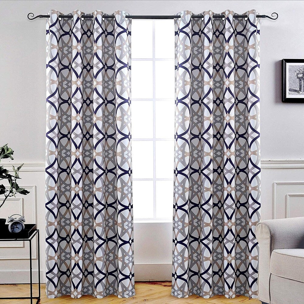 Jarvenpaa Insulated Blackout Grommet Window Curtain Panel Pair