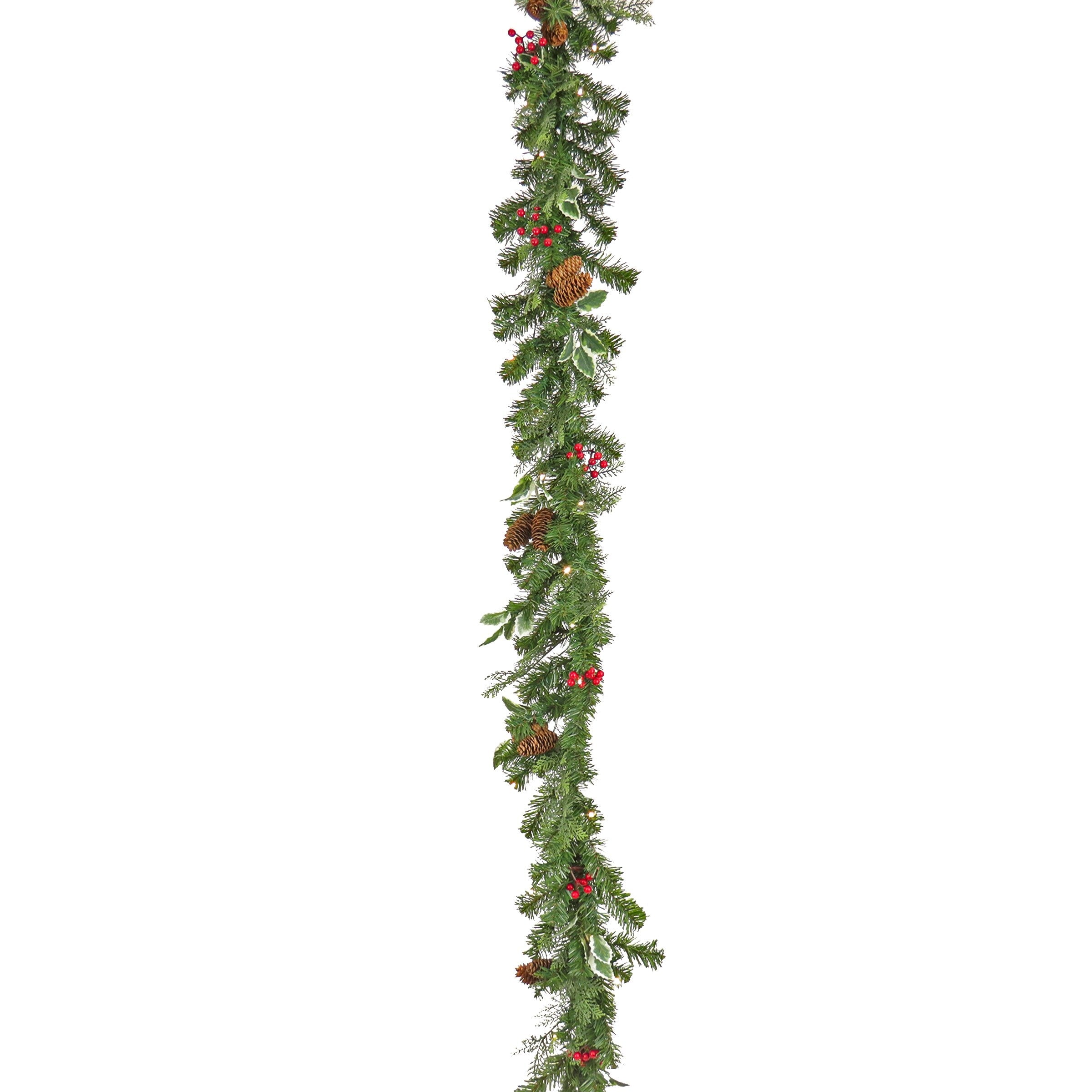 National Tree Company 6 ft. Christmas Joy Pre-Lit Garland - 6 ft