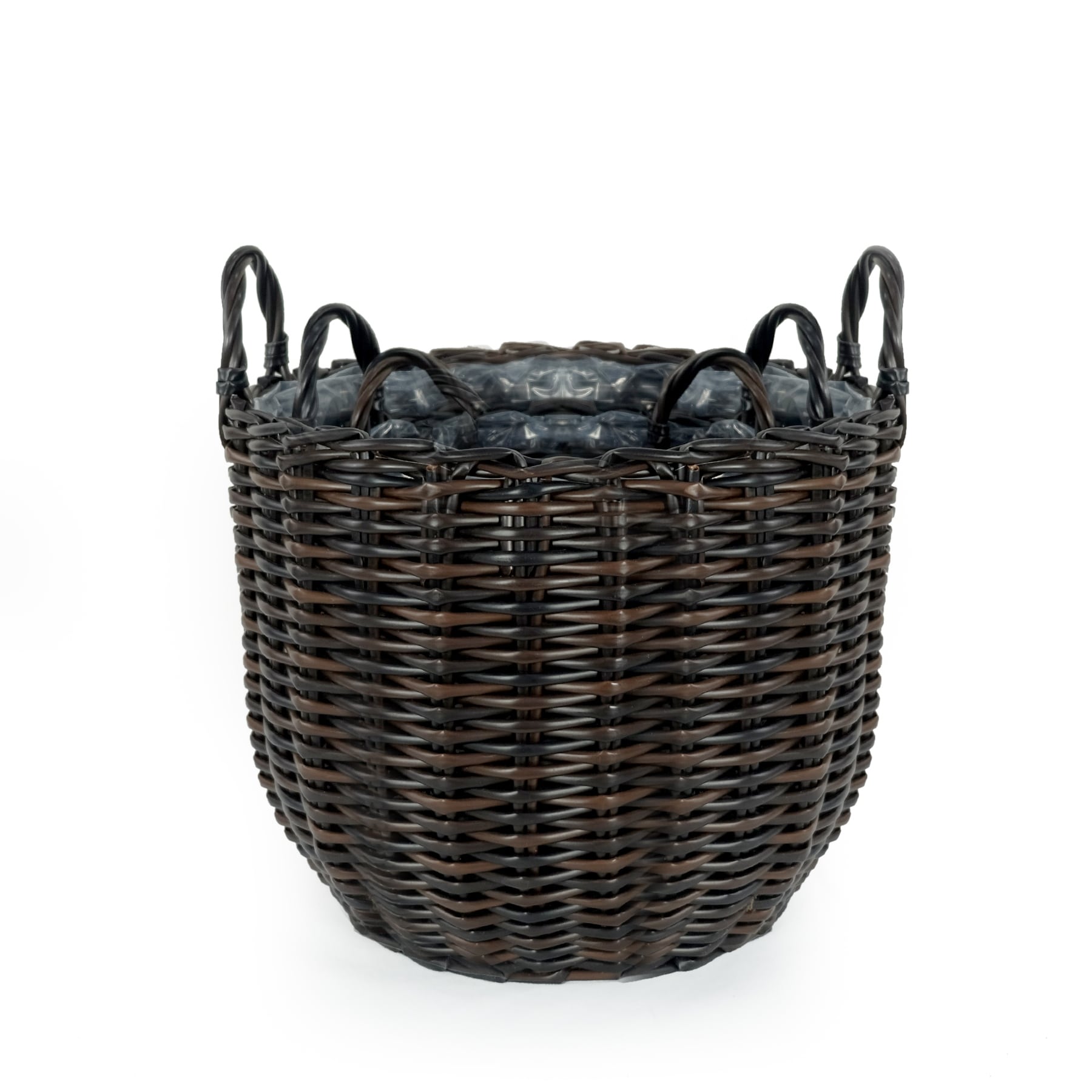 DTY Signature 3-Pack Wicker Multi-purposes Basket with handle - Planter basket