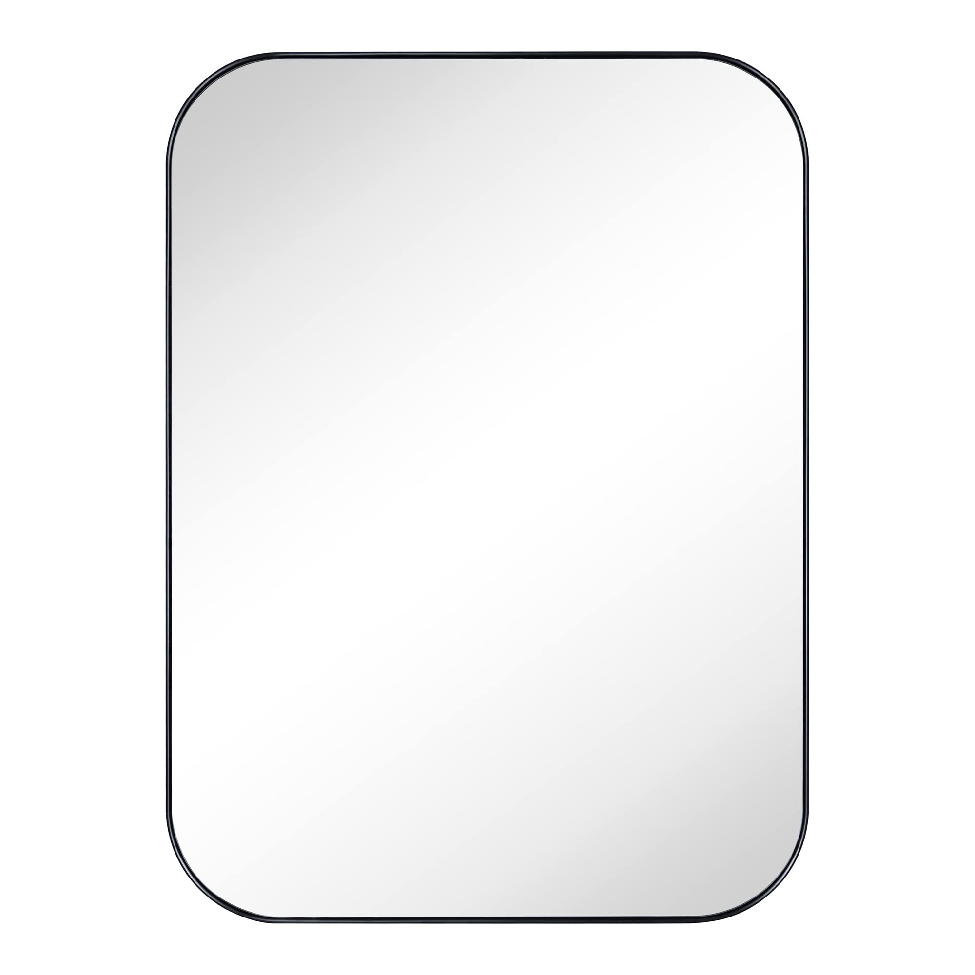 TEHOME Mid-Century Modern Chic Metal Rounded Wall Mirrors