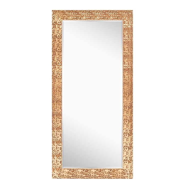 Premium Mosaic Pattern Full-Length Vertical Mirror - Standing, Leaning, Free-Standing Full Body Dressing Mirror