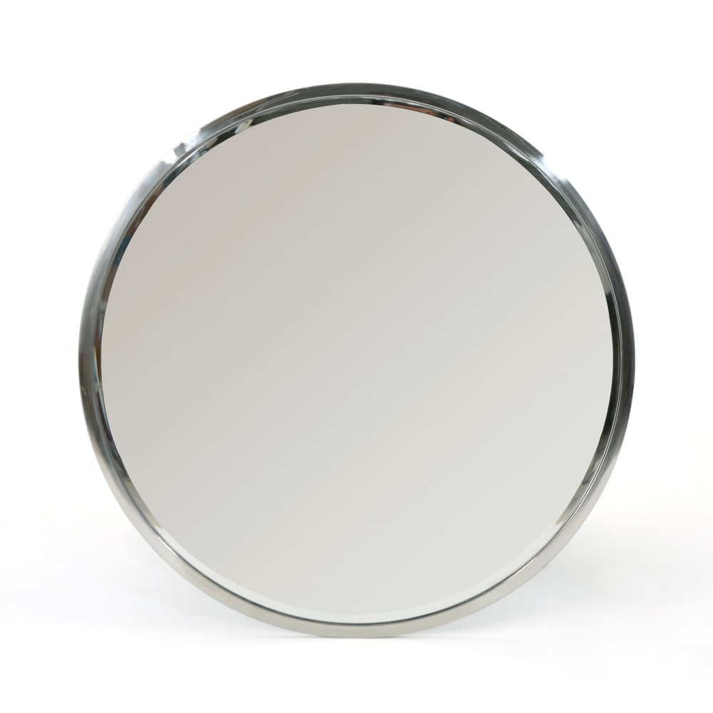 Verbena Circular Wall Mirror by Christopher Knight Home - Silver