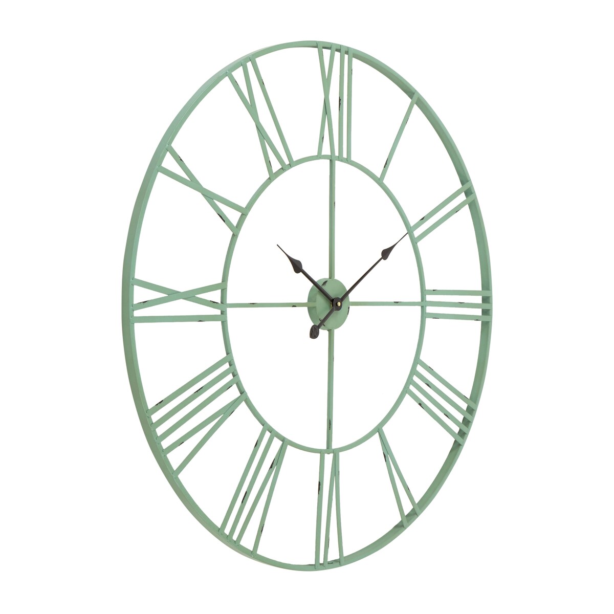 Solange Round Metal Wall Clock