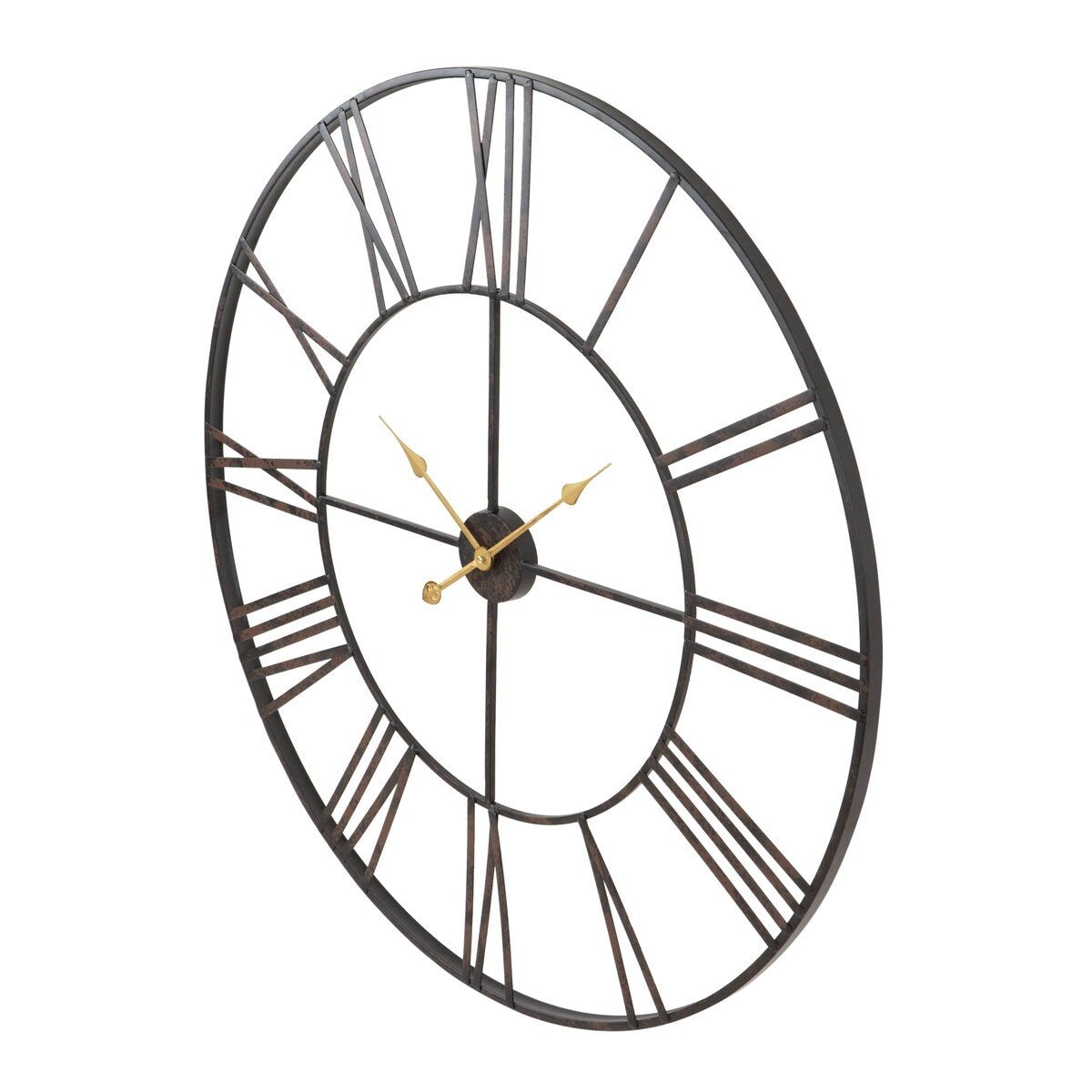 Solange Round Metal Wall Clock