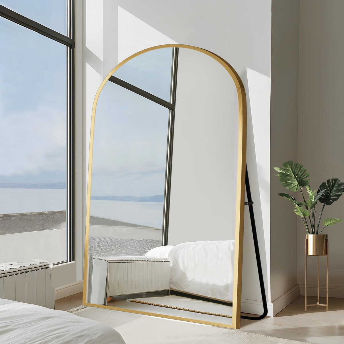 Arched Mirror Modern Full-length Mirror Floor Mirror - 71*38