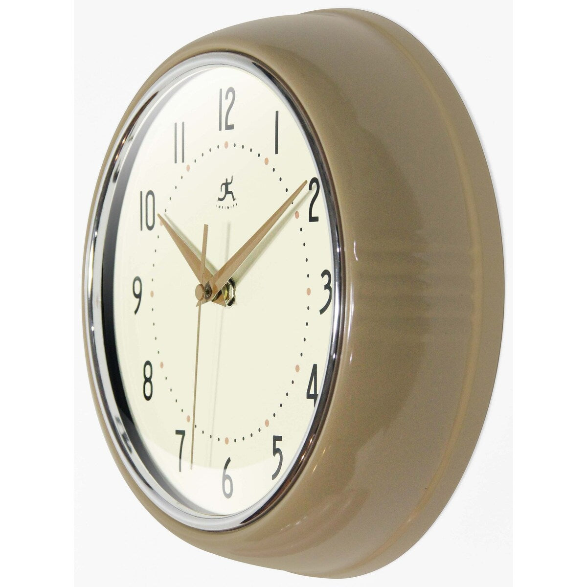 Round Retro Kitchen Wall Clock by Infinity Instruments