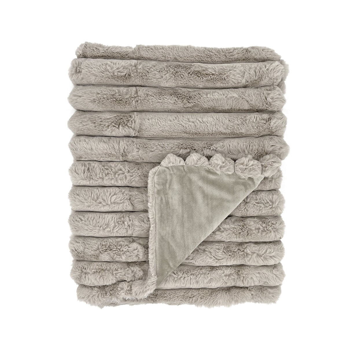 The Mood Puffy Channel FauxFur Throw