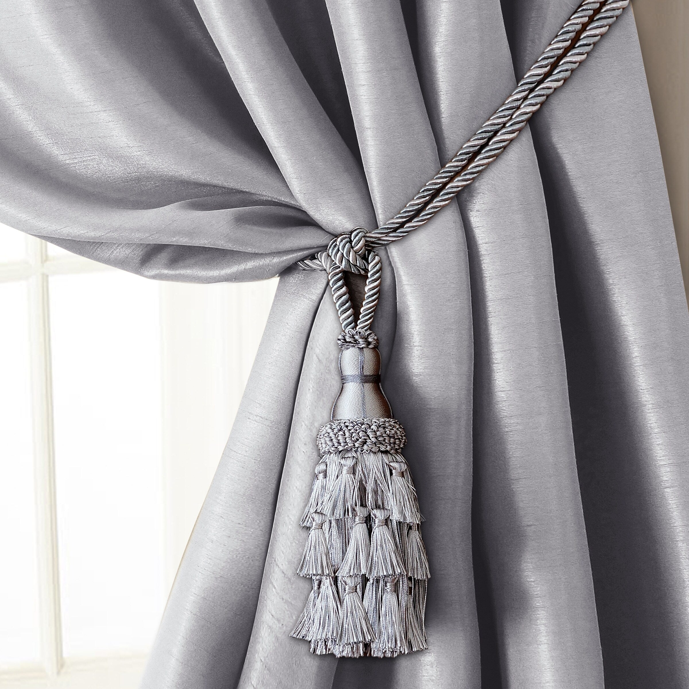 Elrene Charlotte Tassel Curtain Tieback Rope