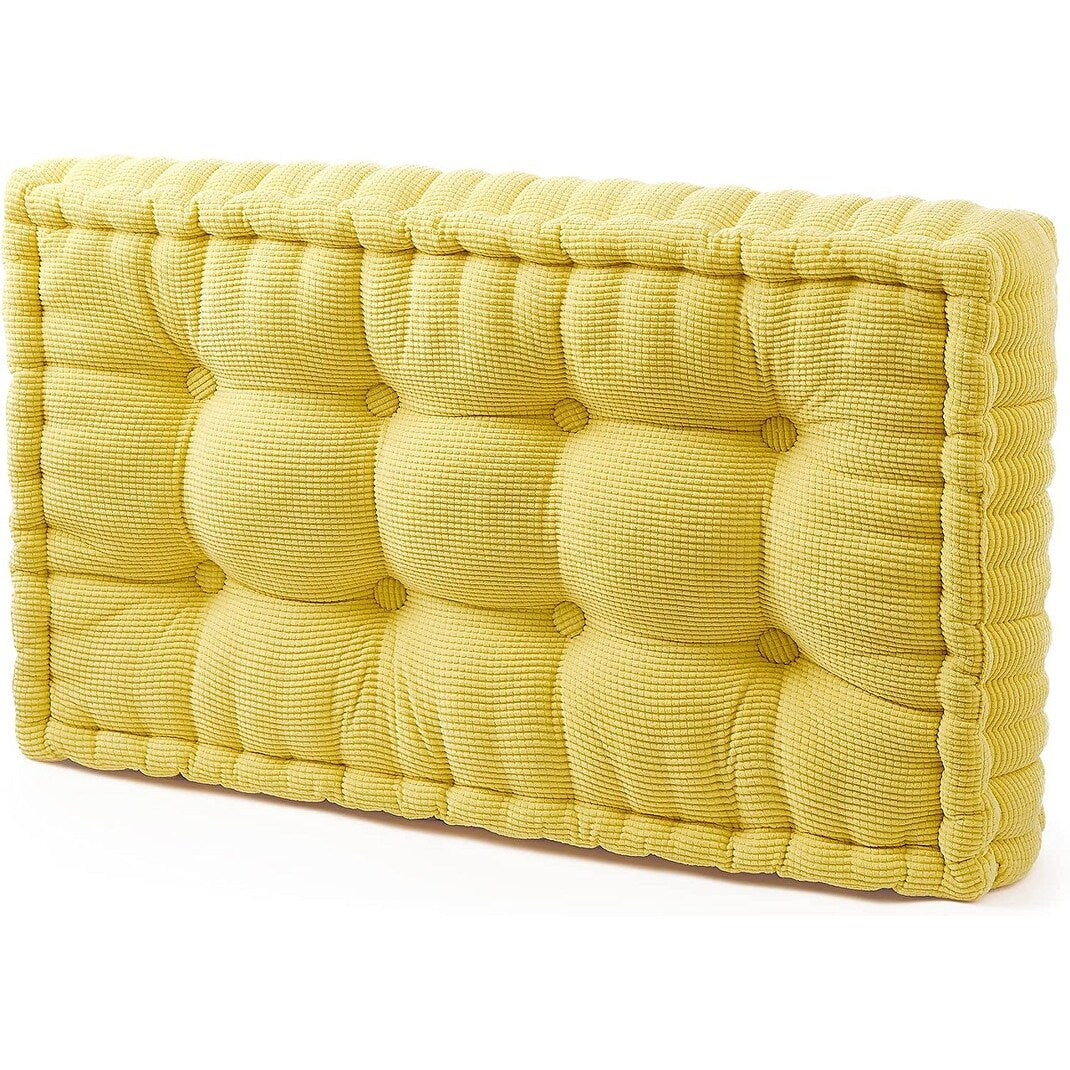 Rainha 40 Ultra Thick Tufted Floor Pillow by DormCo