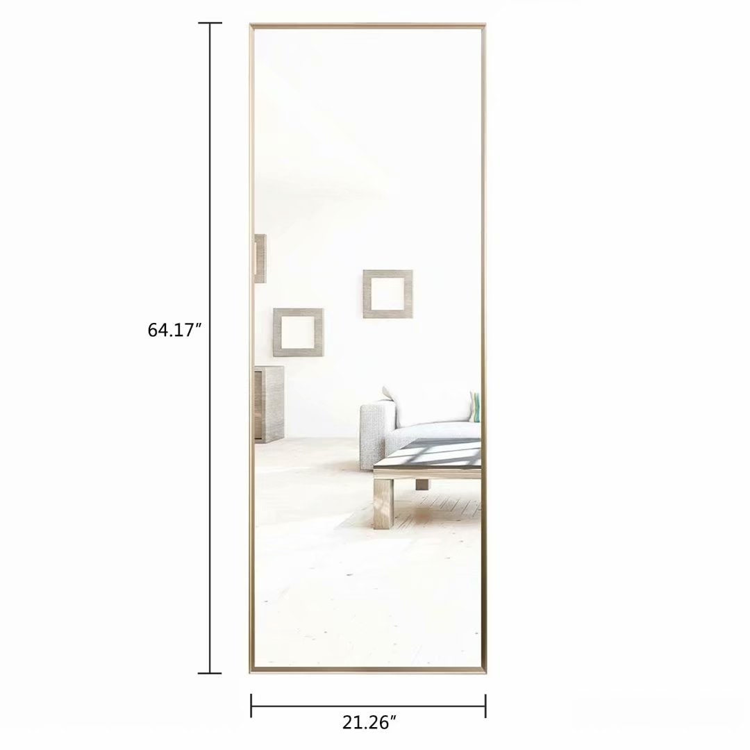 Aluminum Alloy Full Length Floor Mirror