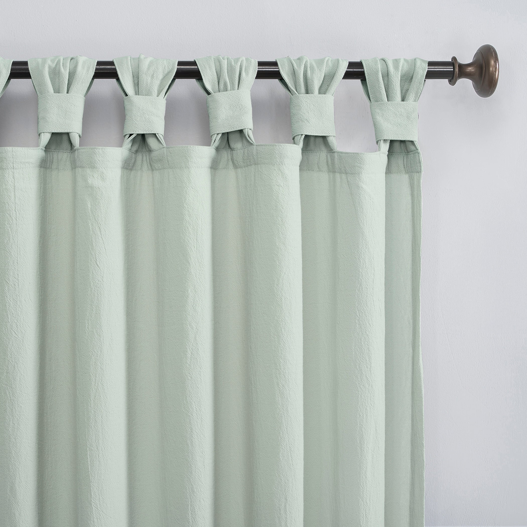 Archaeo Washed Cotton Twist Tab Curtain, Single Panel