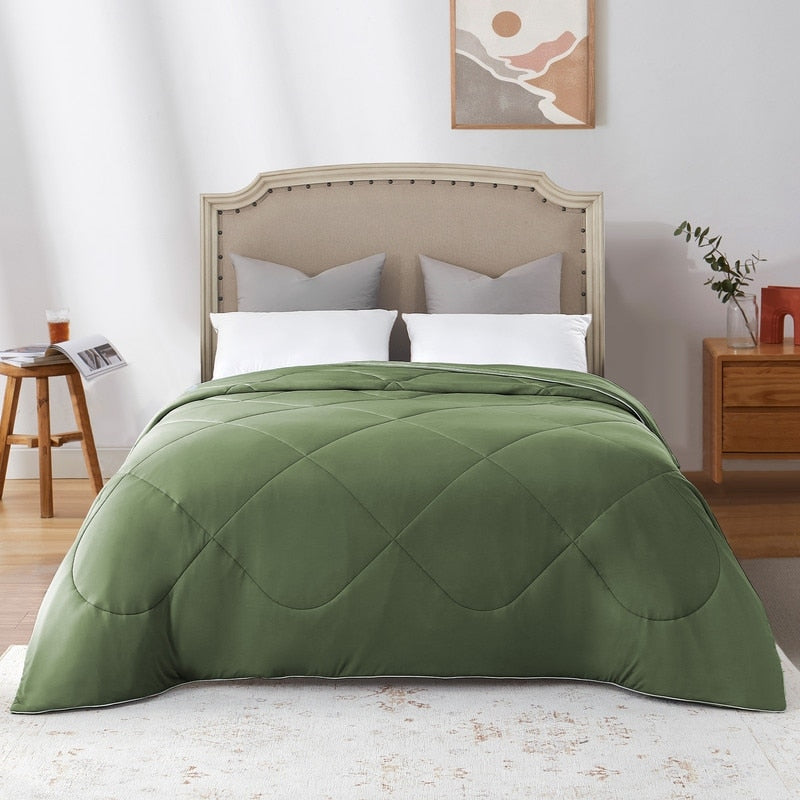 Lightweight Breathable Dual-side Cooling Blanket for Hot Sleepers, Cool Touch Comforter