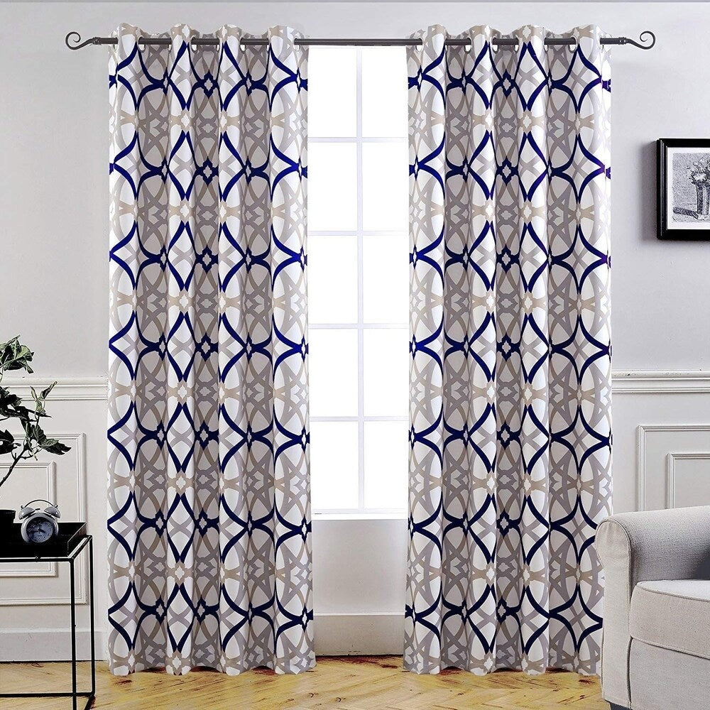 Jarvenpaa Insulated Blackout Grommet Window Curtain Panel Pair