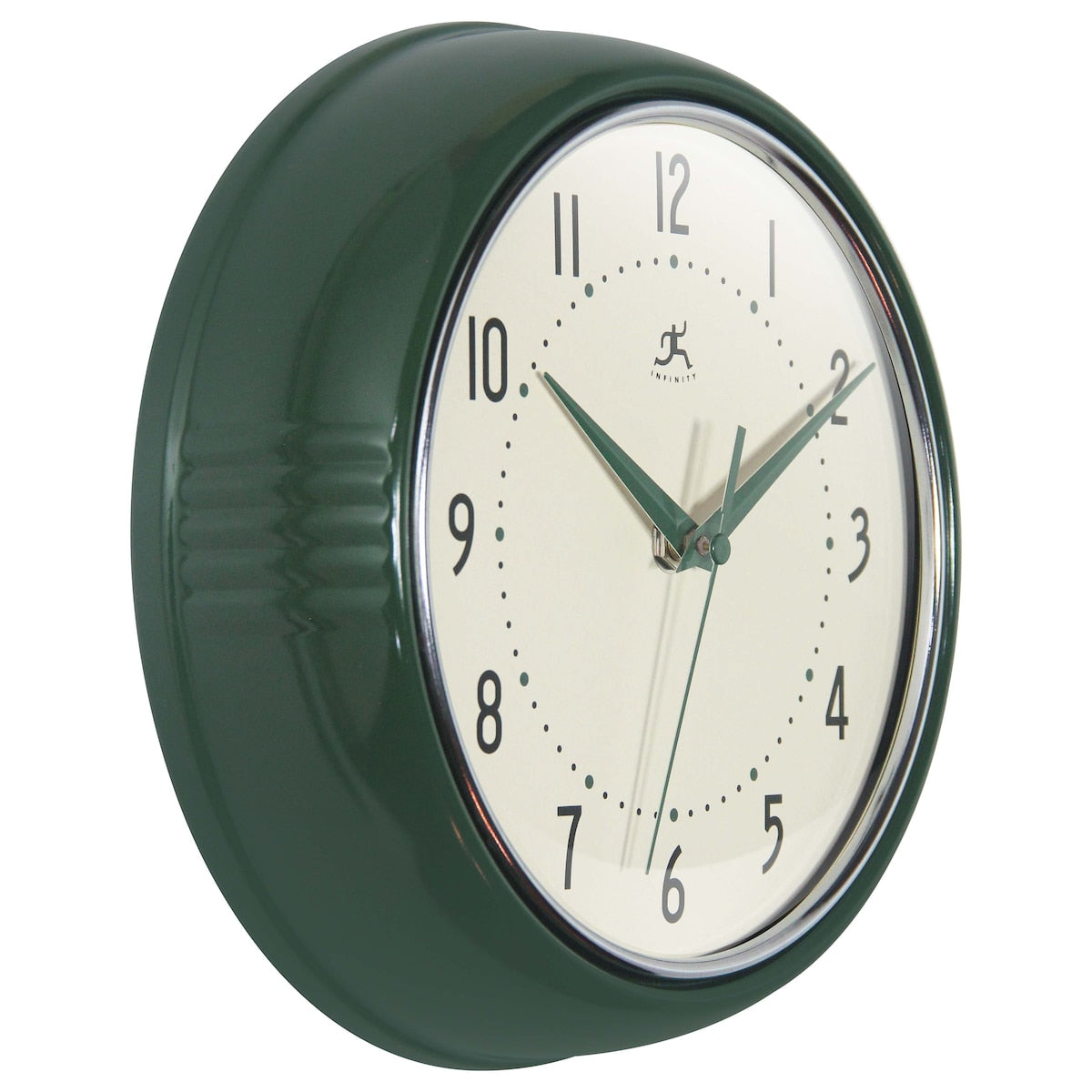 Round Retro Kitchen Wall Clock by Infinity Instruments