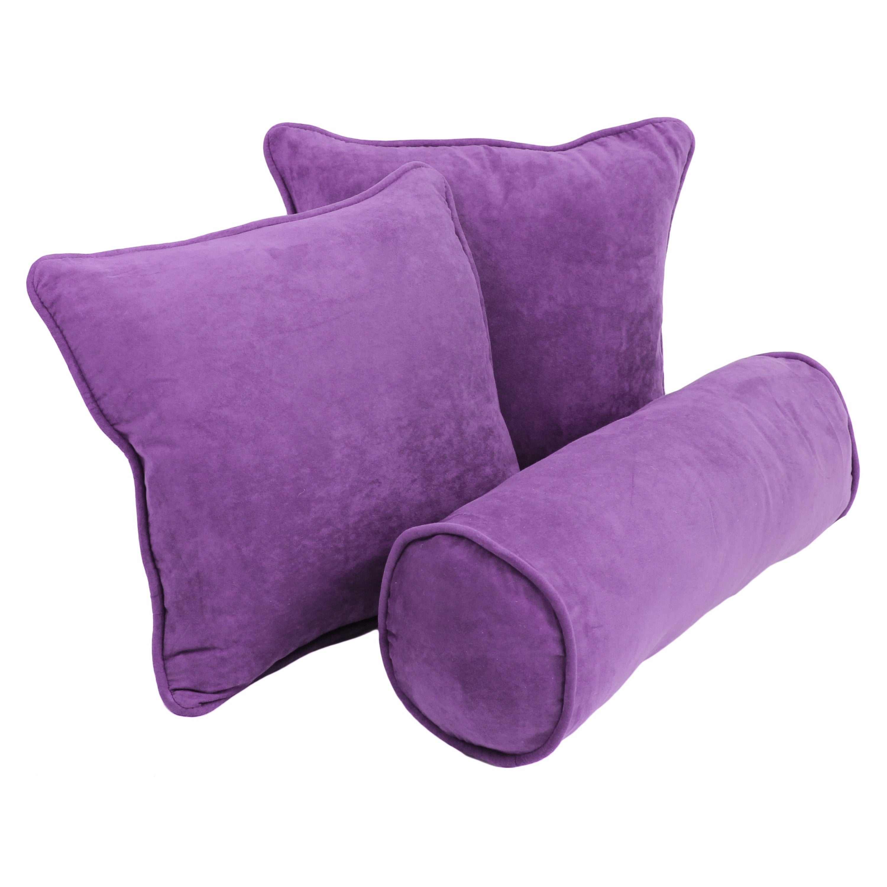 Blazing Needles Delaney 3-Piece Indoor Throw Pillow Set