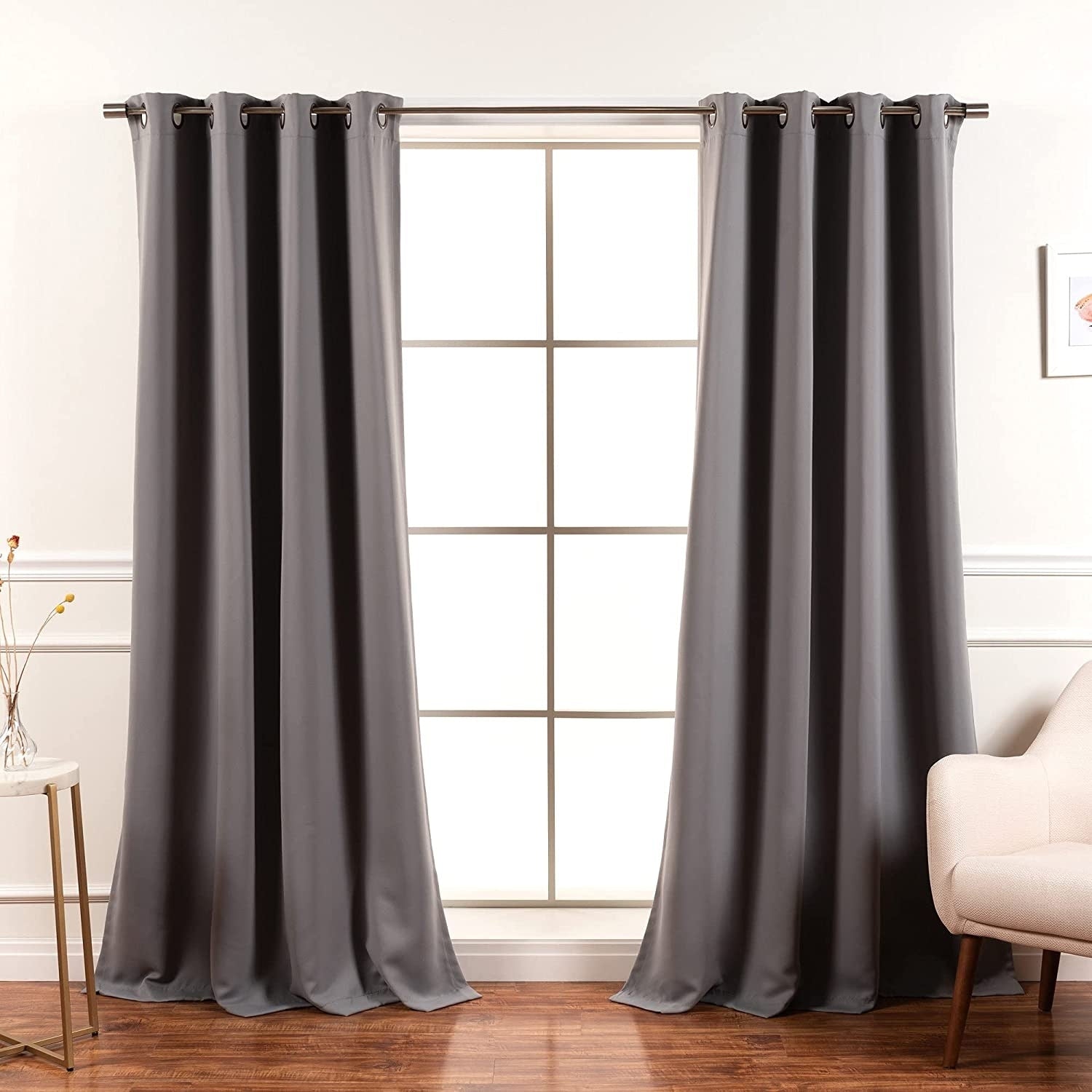 Aurora Home Grommet Top Insulated 64-inch Blackout Curtain Panel Pair - 52 x 64