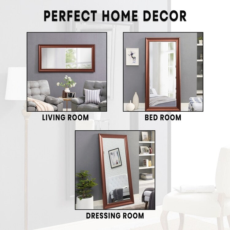 Framed Floor Mirror Full Length Mirror Standing Mirror Large Rectangle Full Body Mirror Long Mirrors