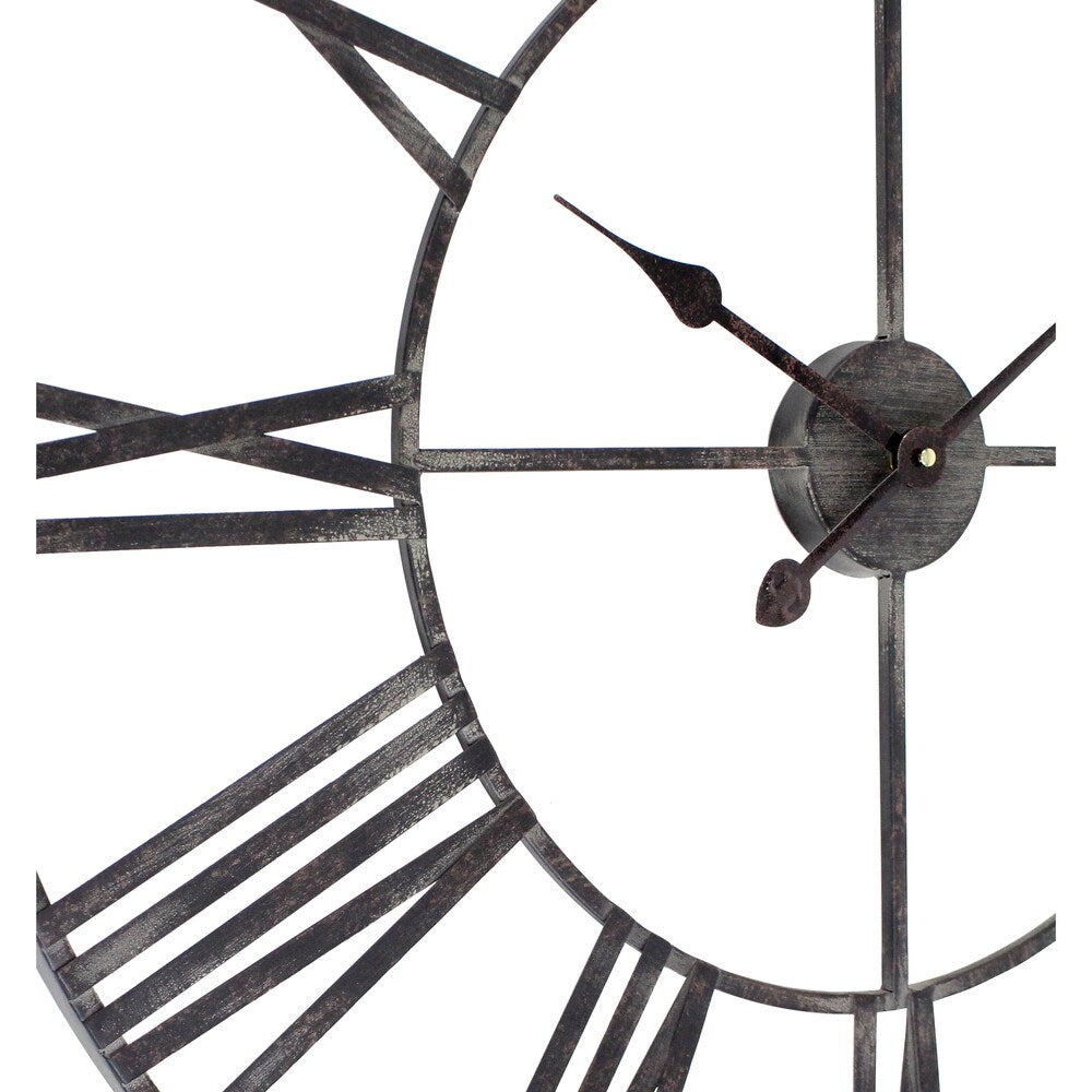 Solange Round Metal Wall Clock