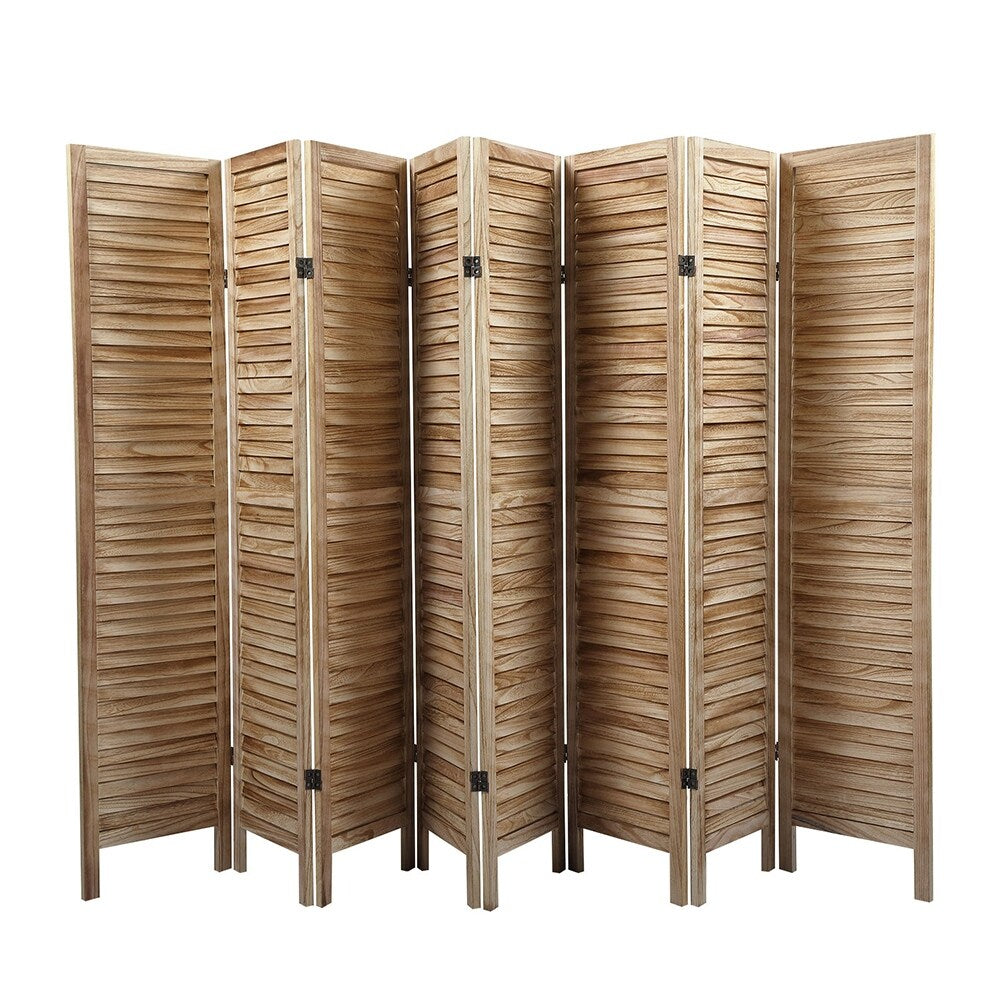 Paneled Wood Room Divider Folding Screen Privacy Screen Partition