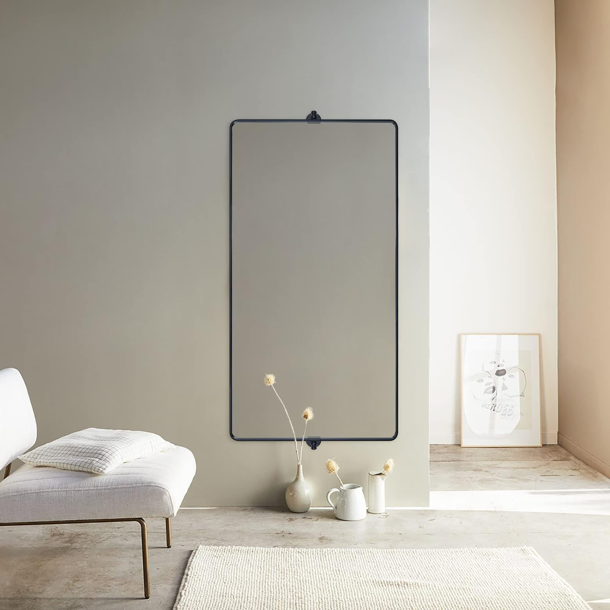 TEHOME Lutalo horizontal Beveled Bathroom / Vanity Mirror