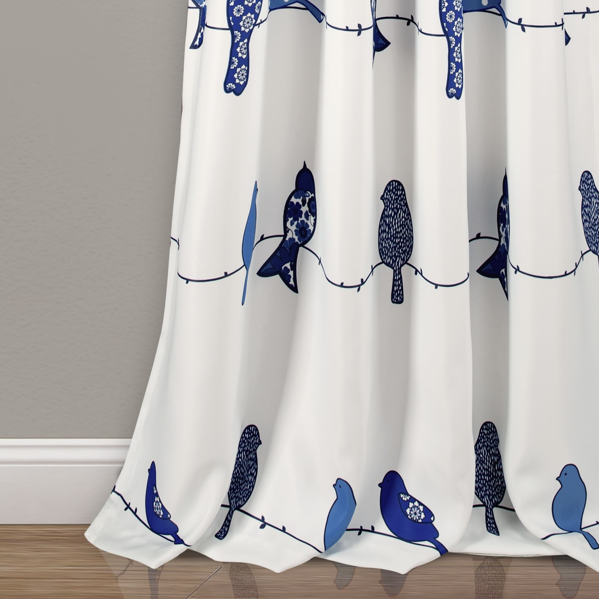 Lush Decor Rowley Birds Room Darkening Curtain Panel Pair