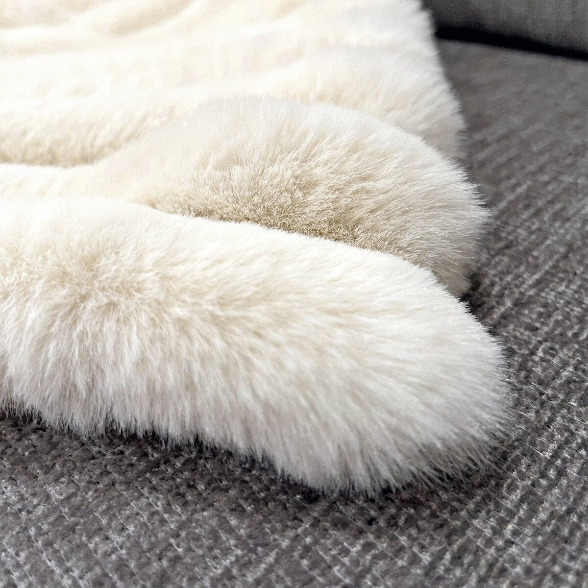 The Mood Puffy Channel FauxFur Throw