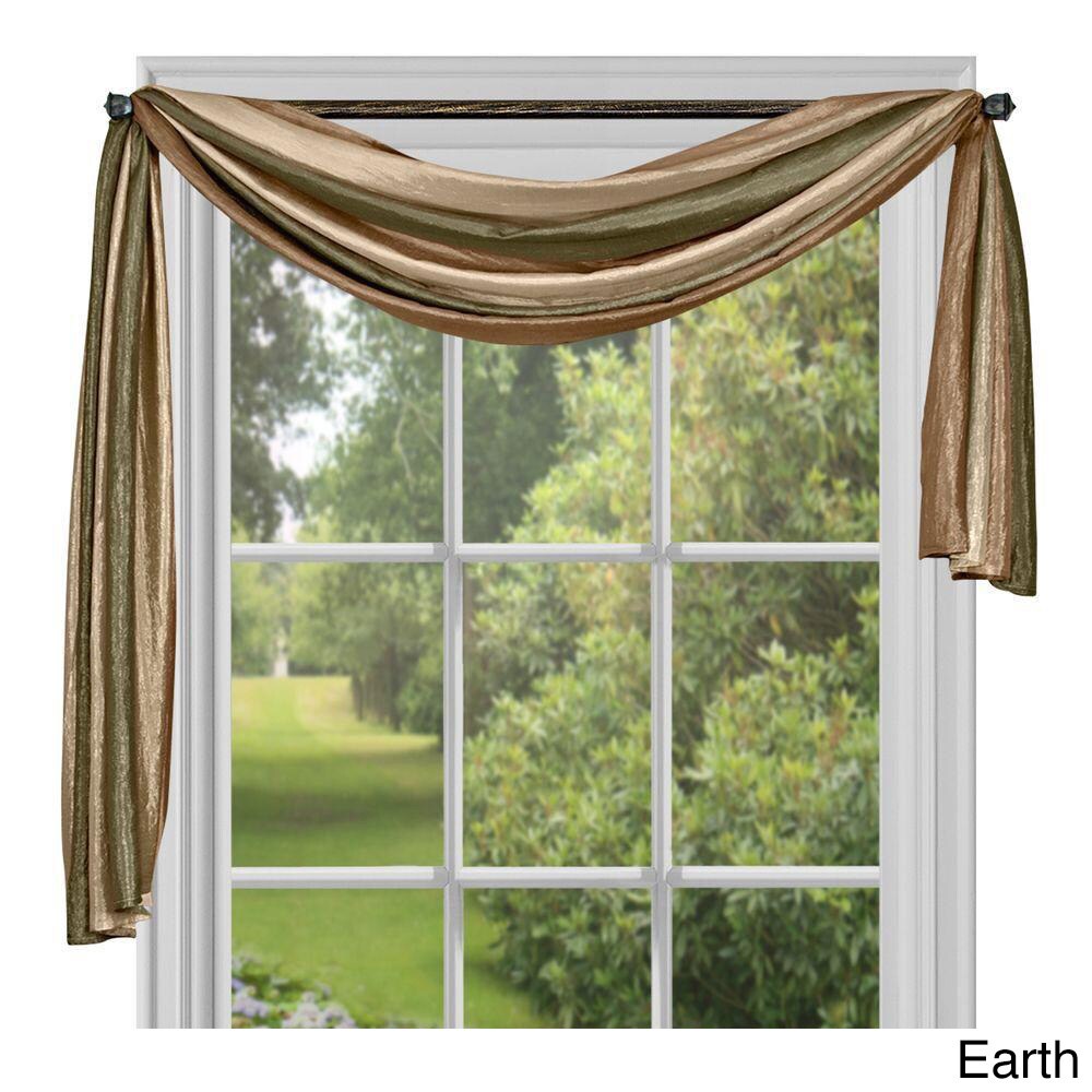 Achim Ombre Window Curtain Scarf - 50 x 144 - 50x144