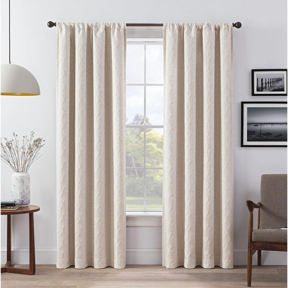 Eclipse Lollie Blackout Window Curtains (Set of 2)