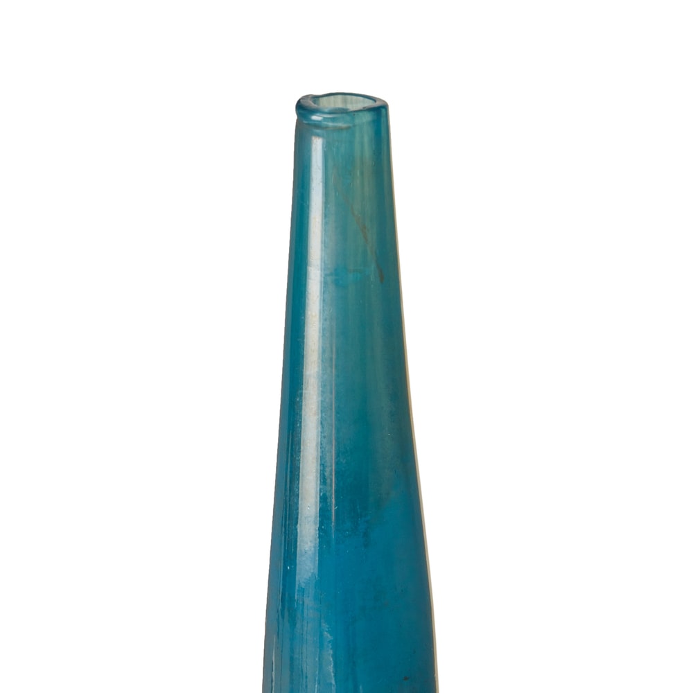 Madison Park Signature Aurora Blue and Bronze Decorative Glass Vases 3-piece set