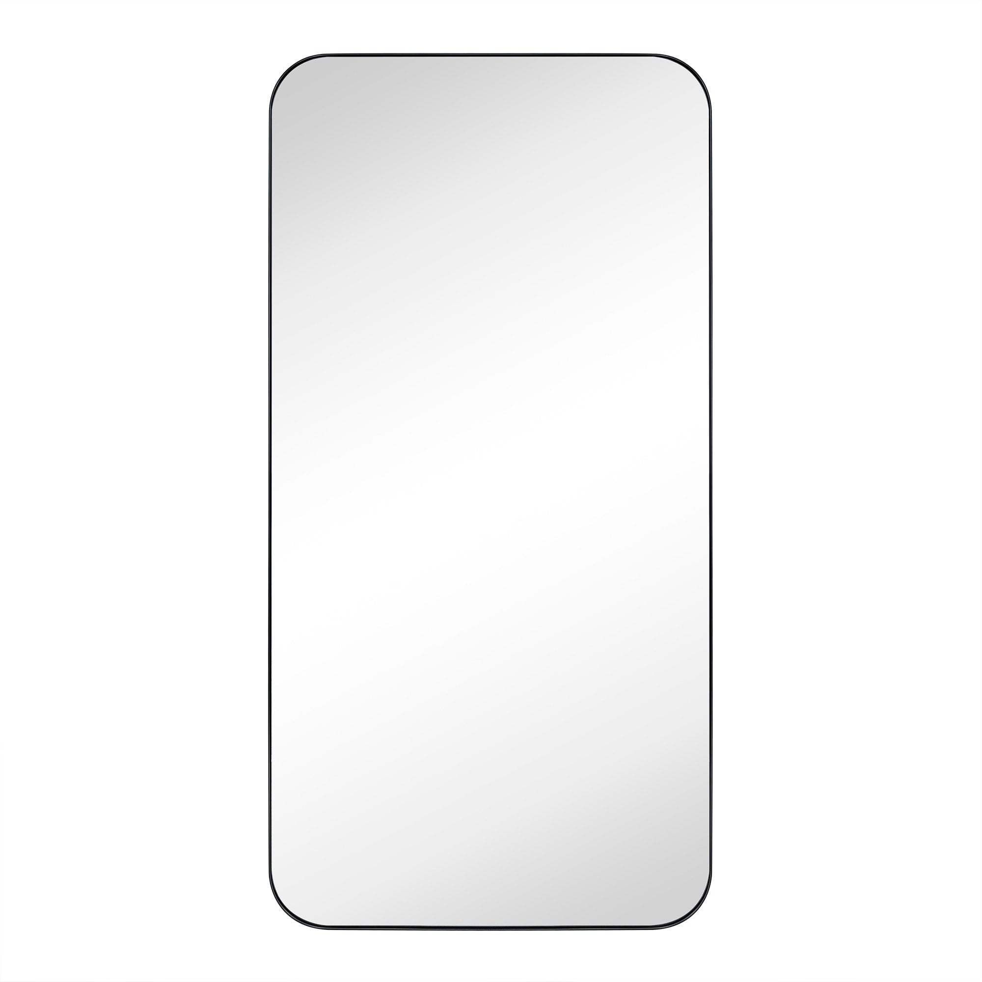 TEHOME Mid-Century Modern Chic Metal Rounded Wall Mirrors