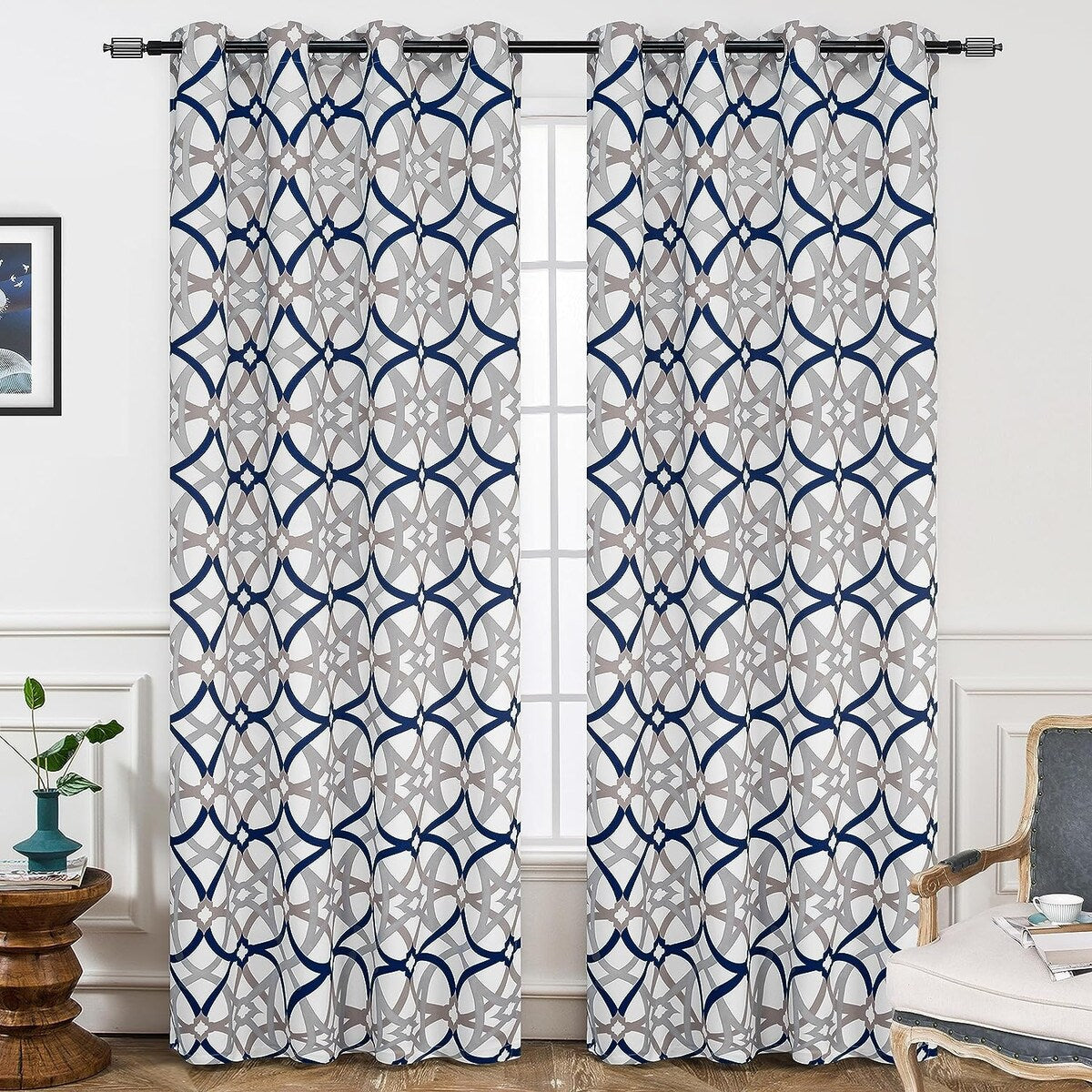 Jarvenpaa Insulated Blackout Grommet Window Curtain Panel Pair