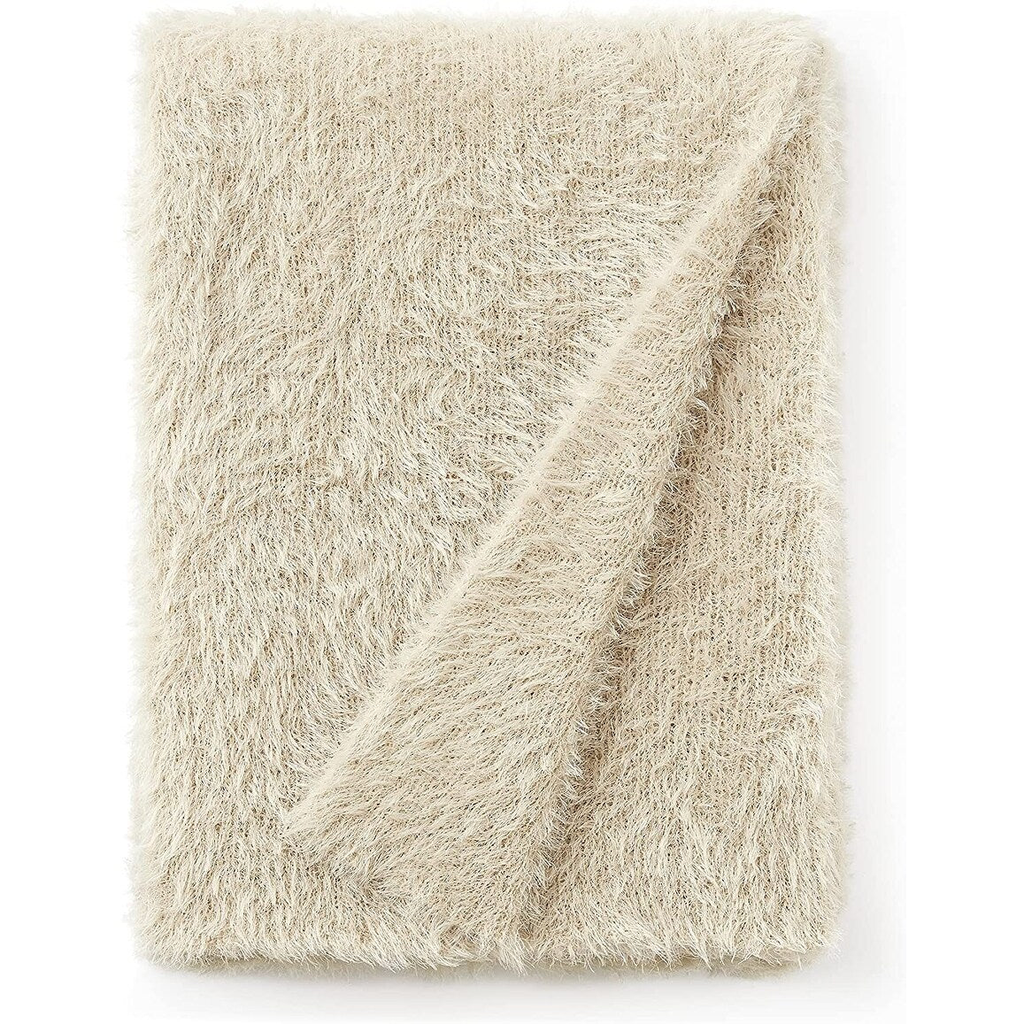 Cozy Potato Crazy Messy Plush Throw Blanket