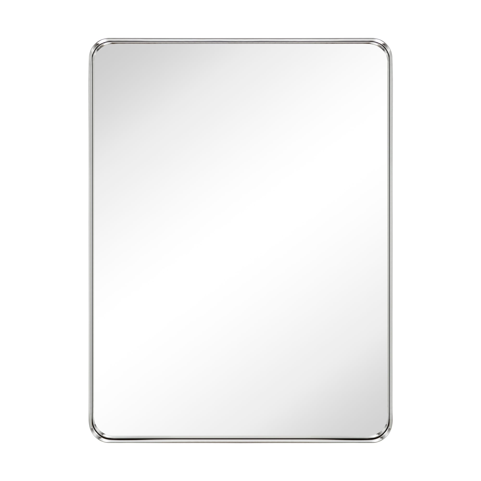 TEHOME Arthers Stainless Steel Metal Bathroom Vanity Wall Mirror