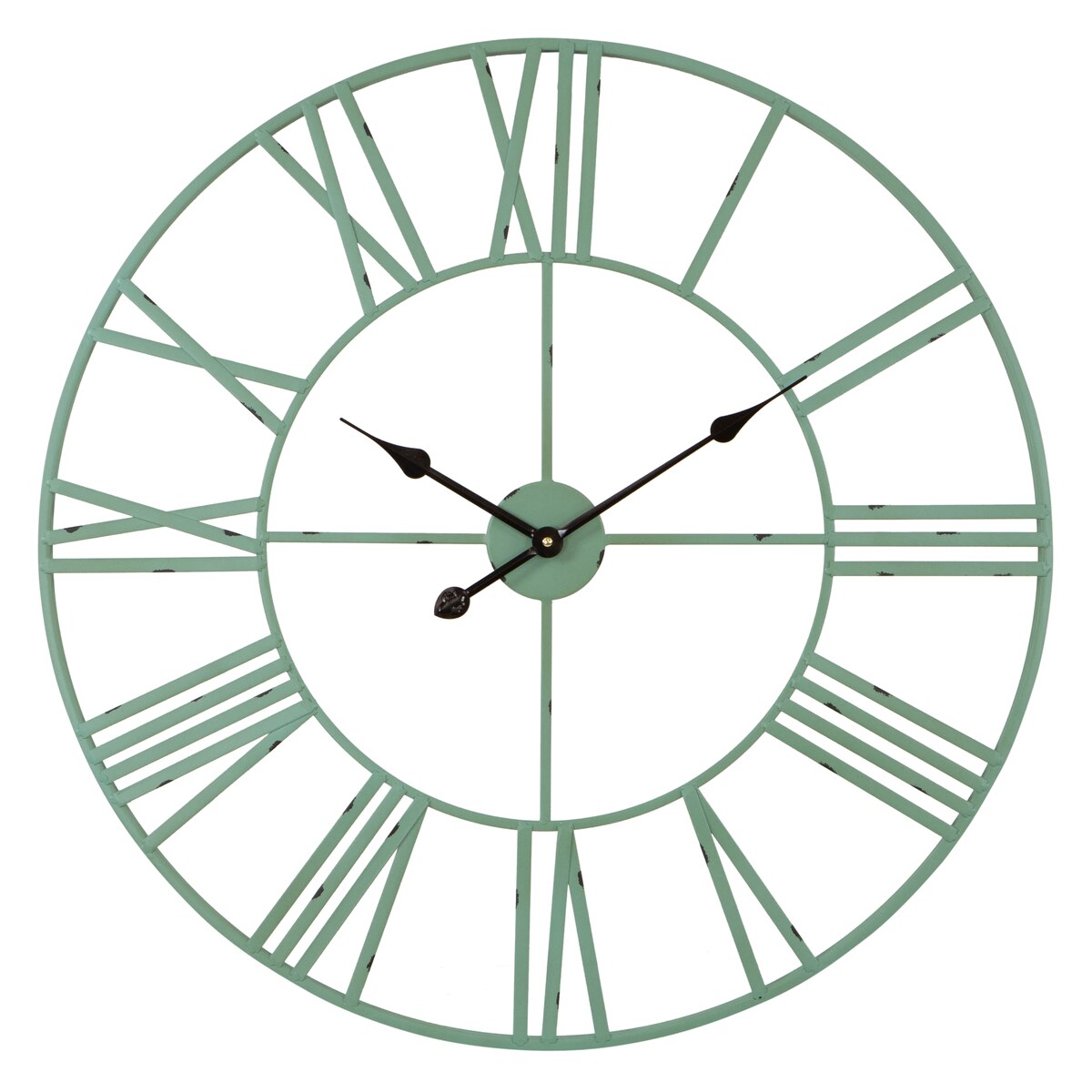 Solange Round Metal Wall Clock