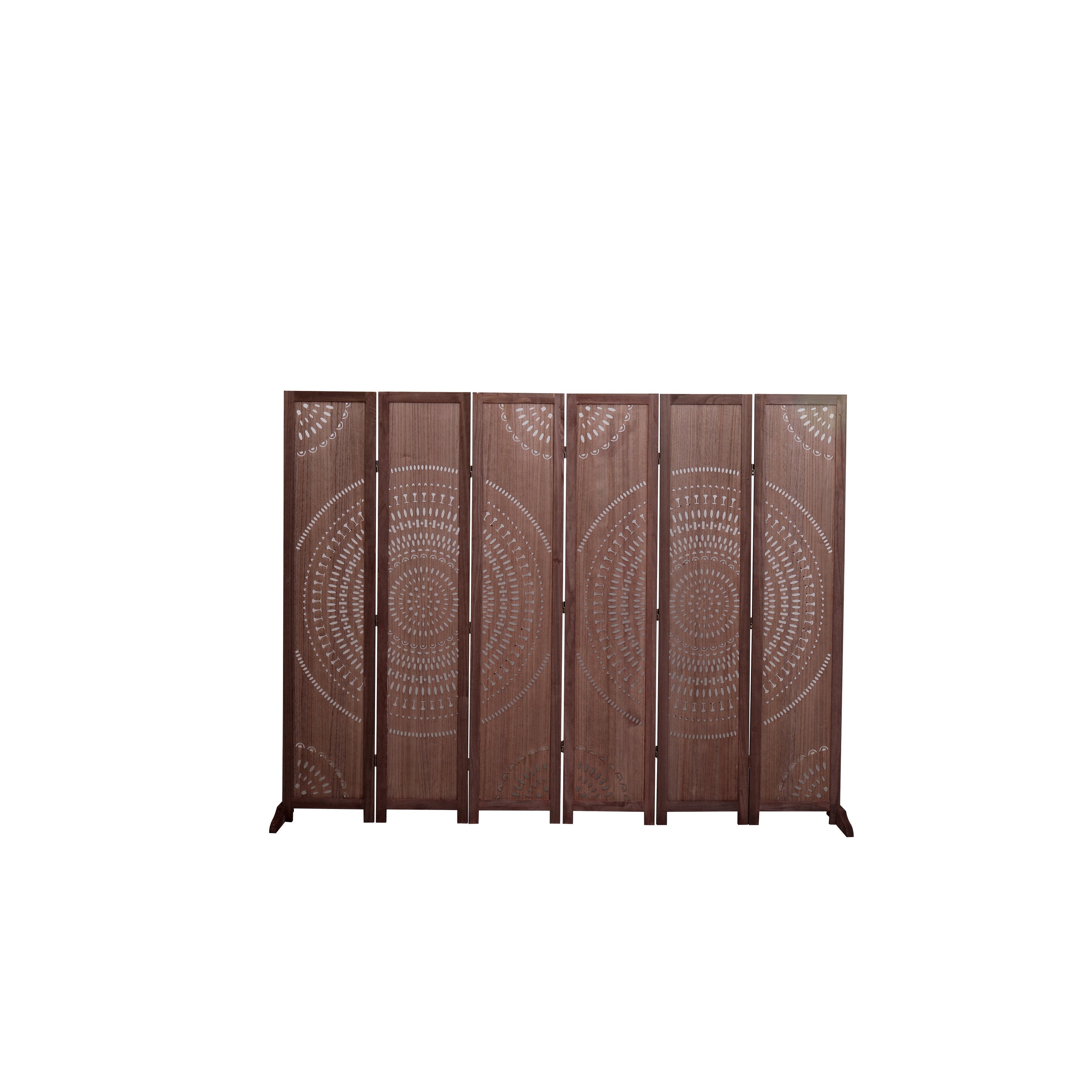 65'' H Solid Wood Folding Room Divider