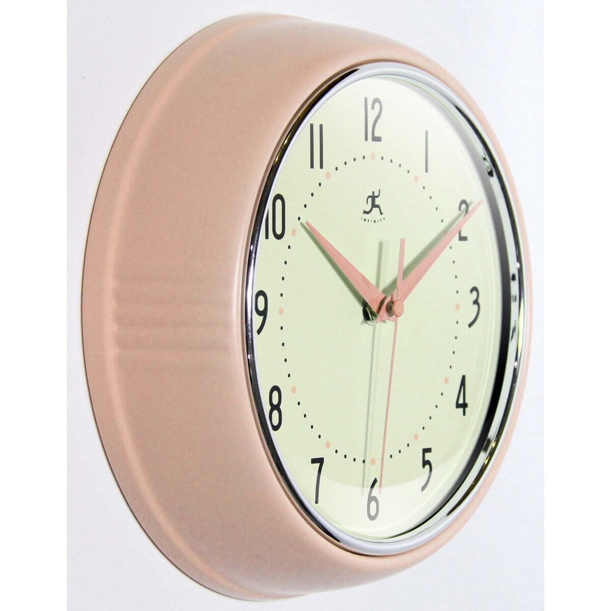 Round Retro Kitchen Wall Clock by Infinity Instruments