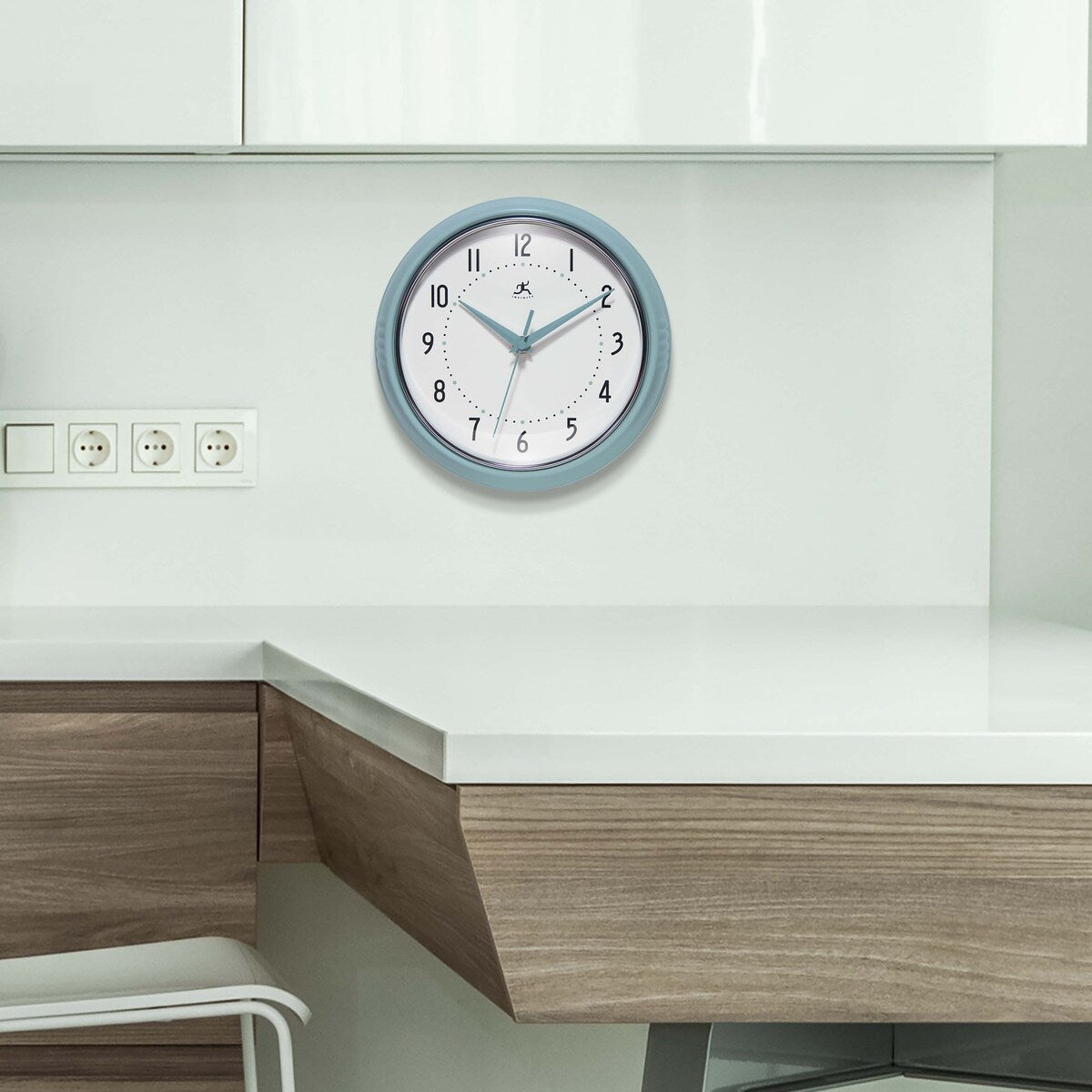 Round Retro Kitchen Wall Clock by Infinity Instruments