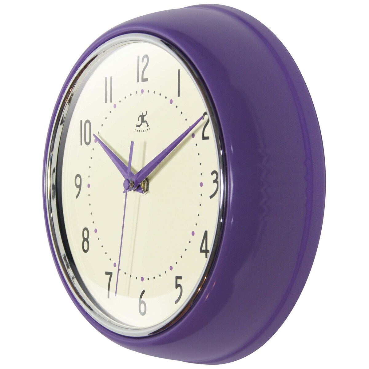 Round Retro Kitchen Wall Clock by Infinity Instruments