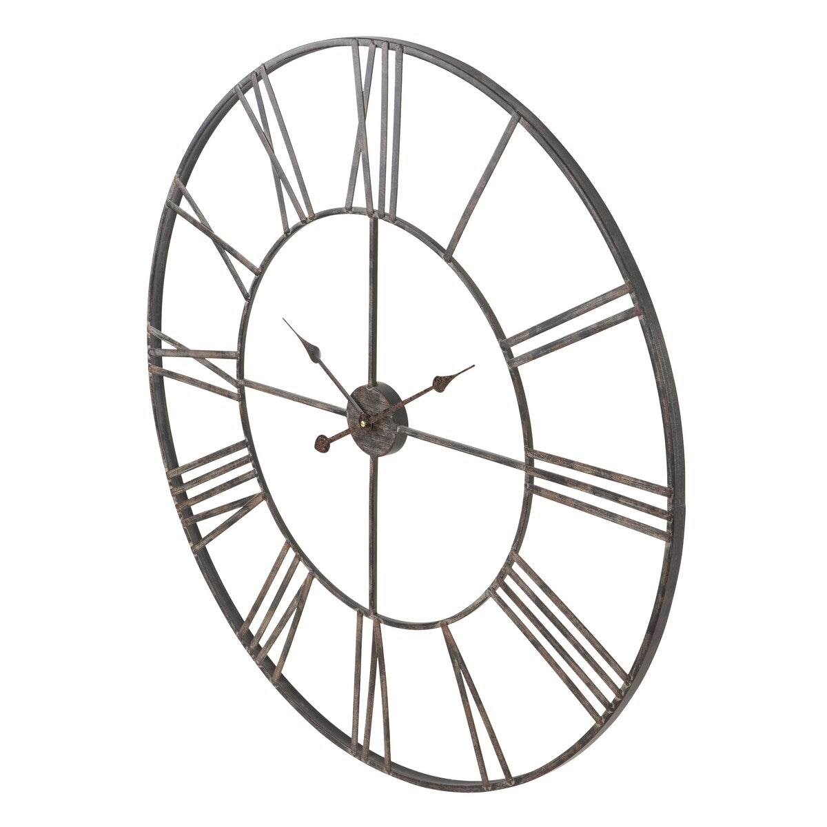 Solange Round Metal Wall Clock