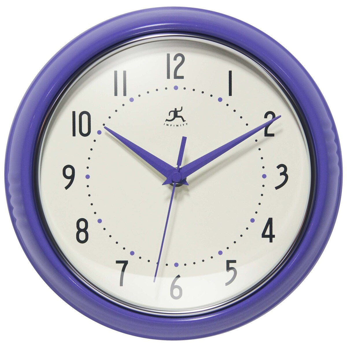 Round Retro Kitchen Wall Clock by Infinity Instruments