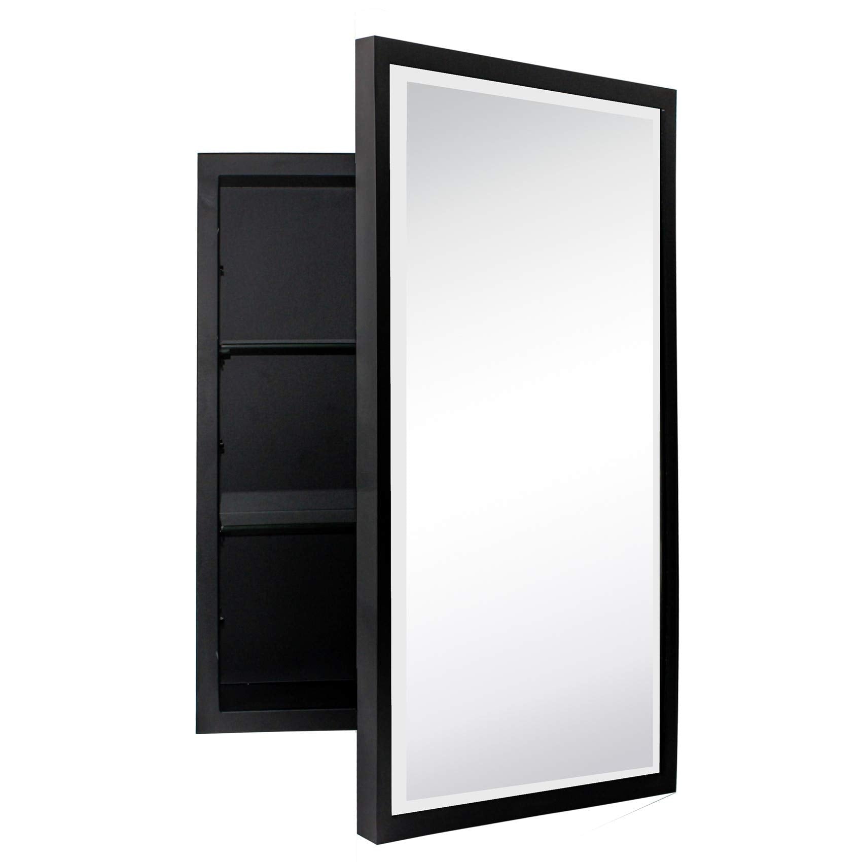 TEHOME Haddison Recessed Framed Medicine Cabinet with Mirror