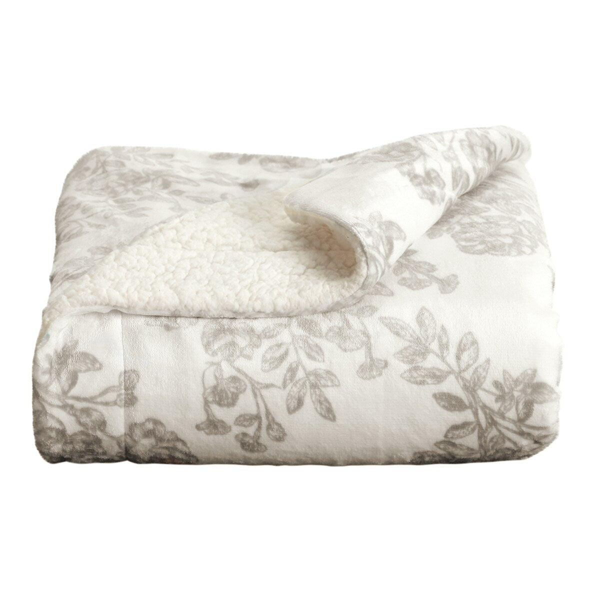 Luxurious Velvet Plush Fleece Reversible Sherpa Bed Blanket