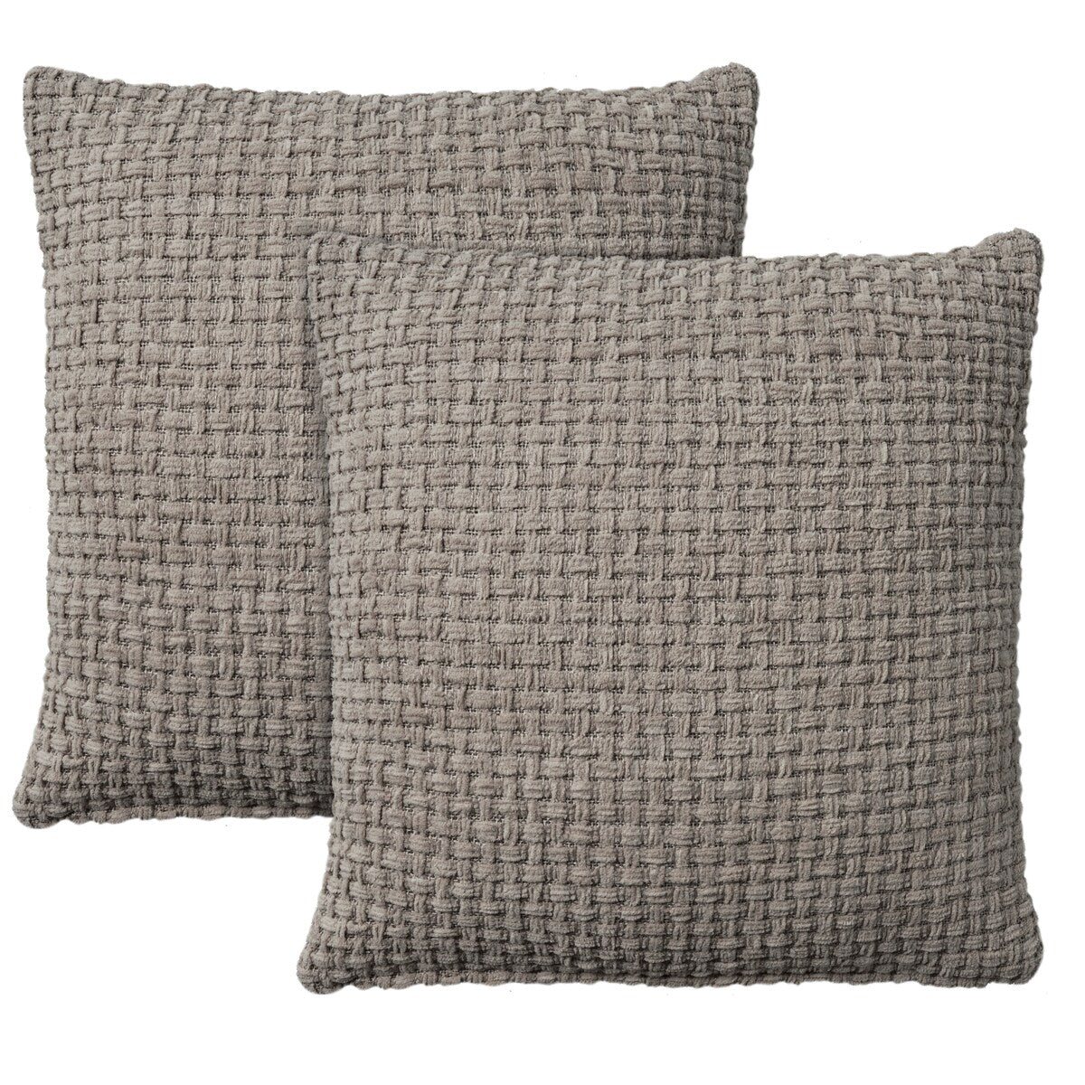 Mina Victory Lifestyle Woven Chenille 18 x 18 Set of 2 Indoor Throw Pillow