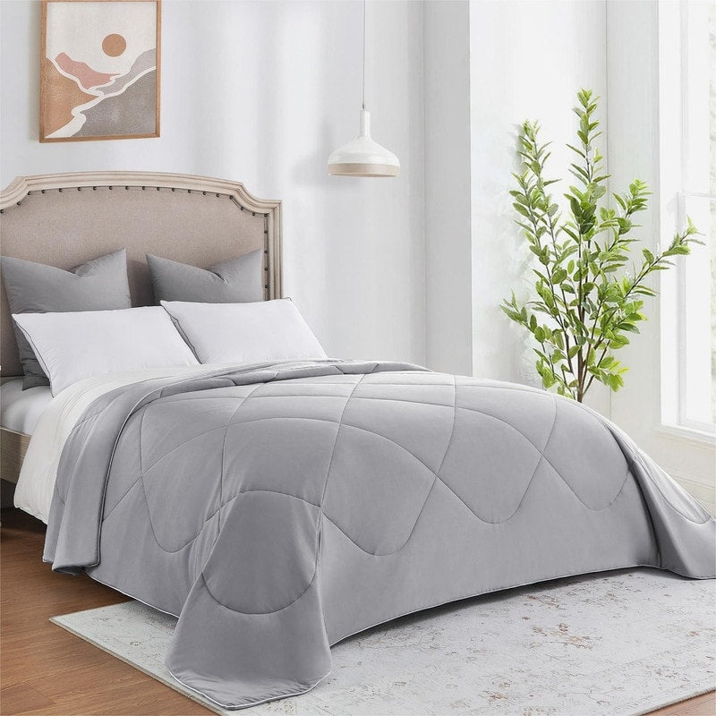 Lightweight Breathable Dual-side Cooling Blanket for Hot Sleepers, Cool Touch Comforter