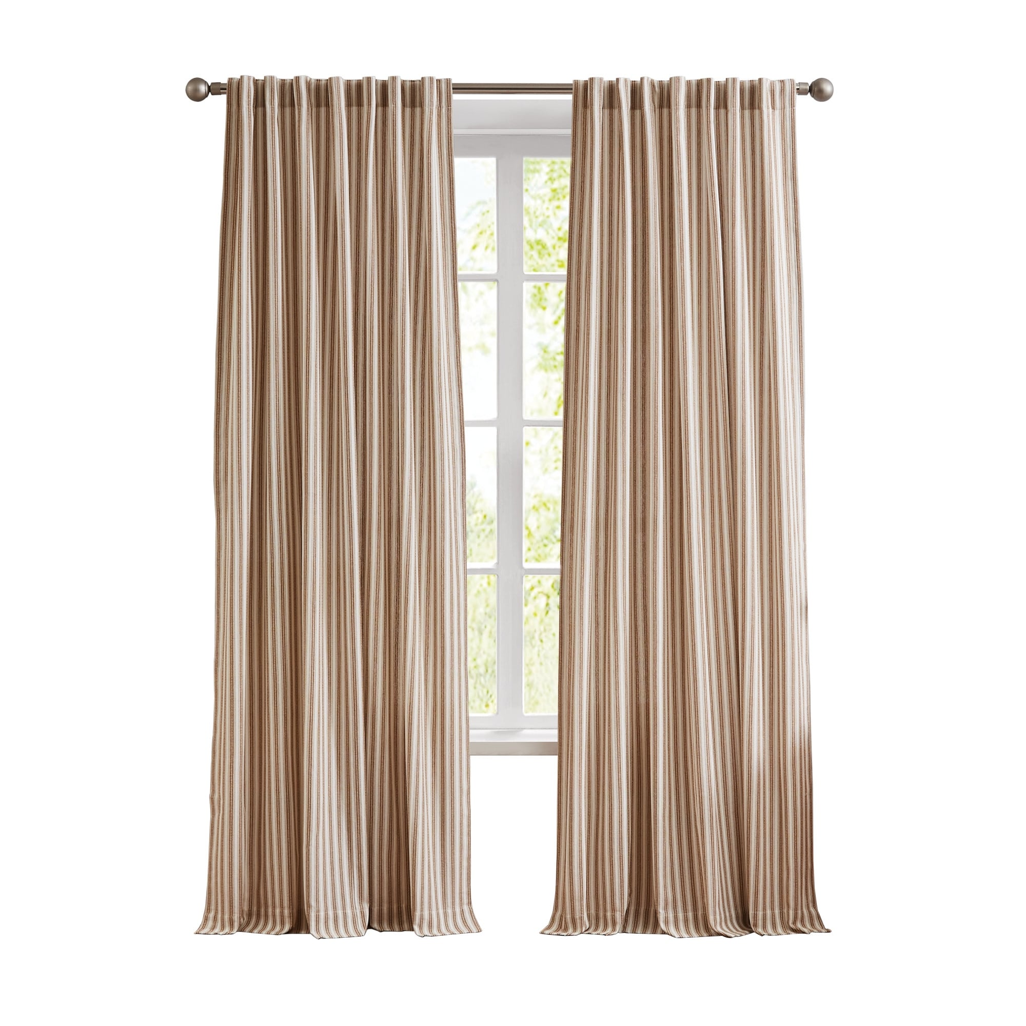 G.H. Bass & Co. Peak Stripe Curtain Panel Pair