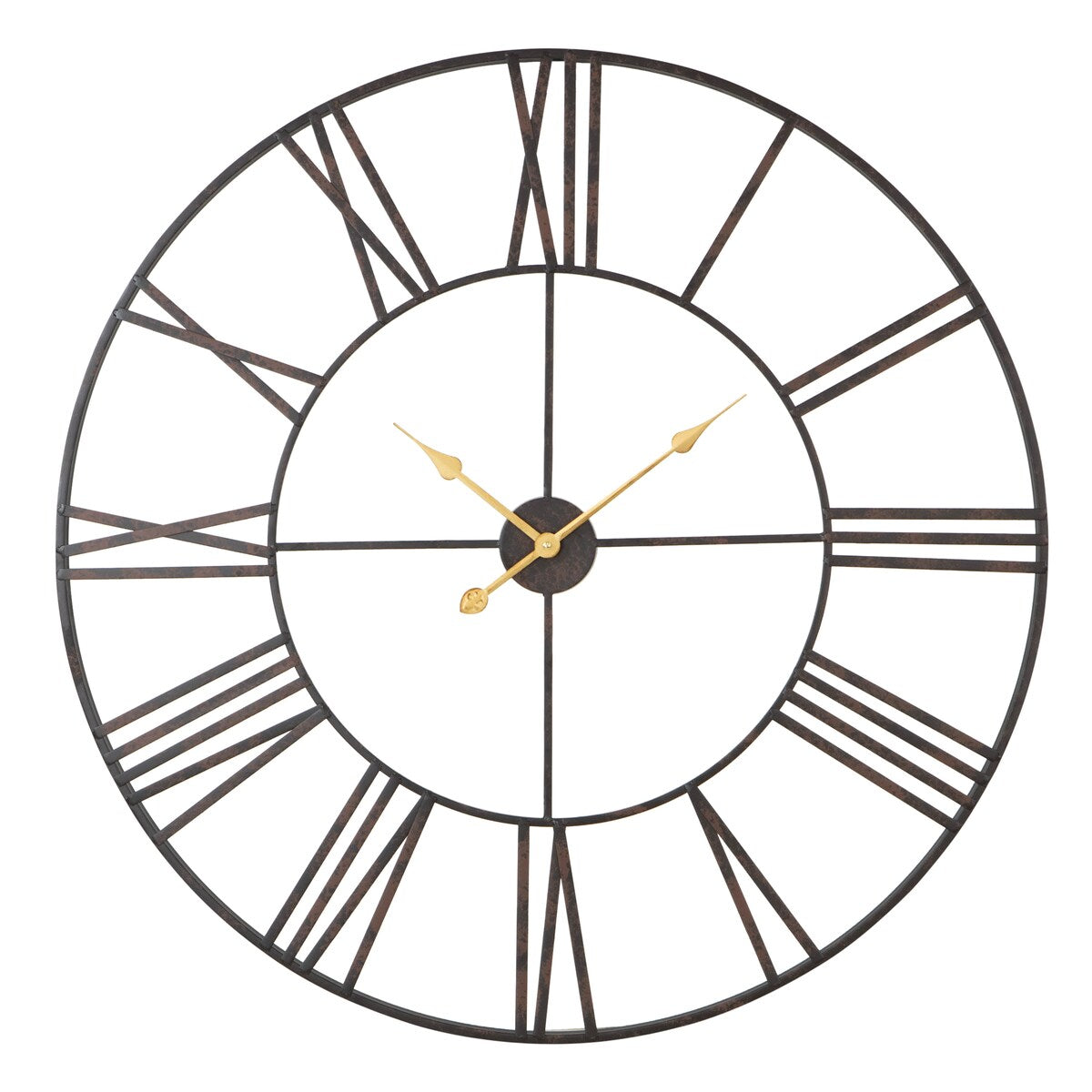 Solange Round Metal Wall Clock