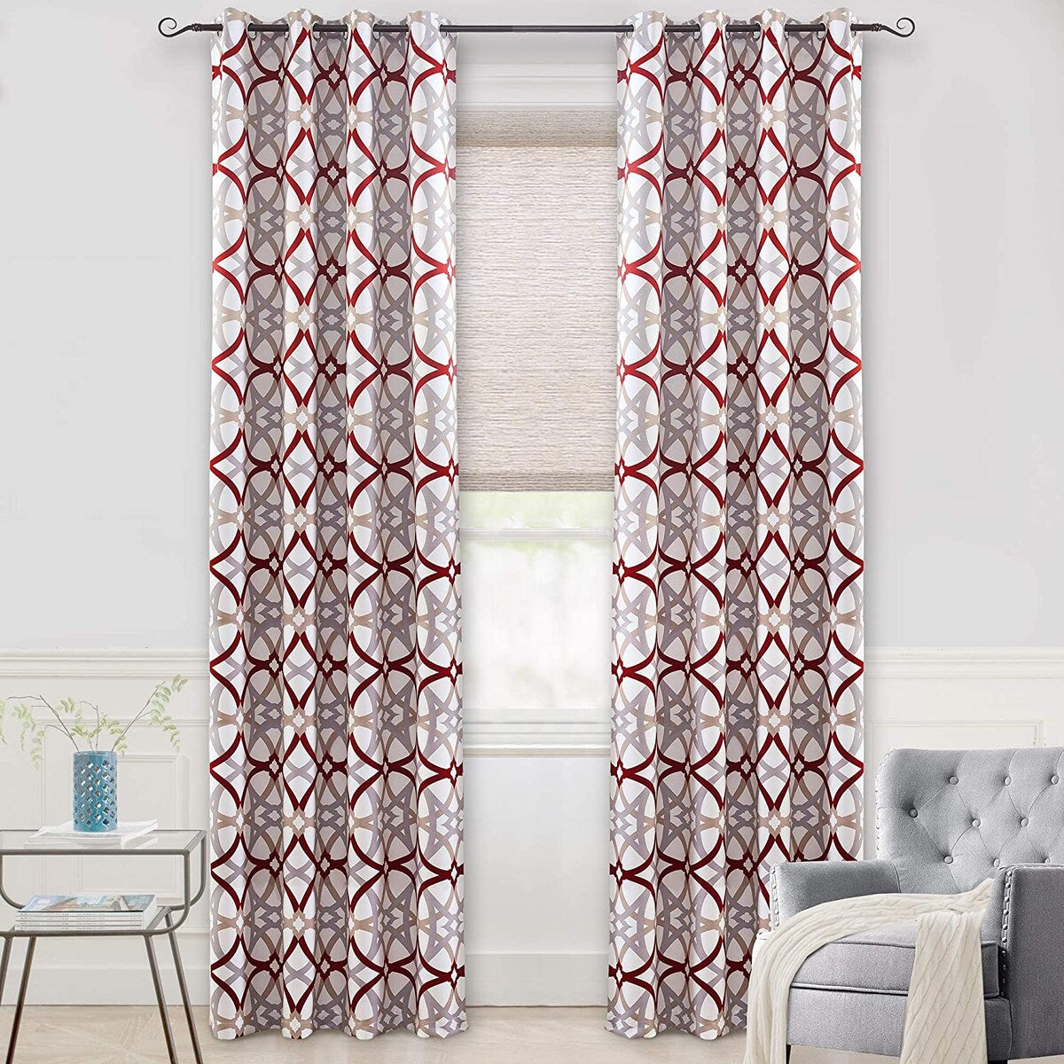 Jarvenpaa Insulated Blackout Grommet Window Curtain Panel Pair