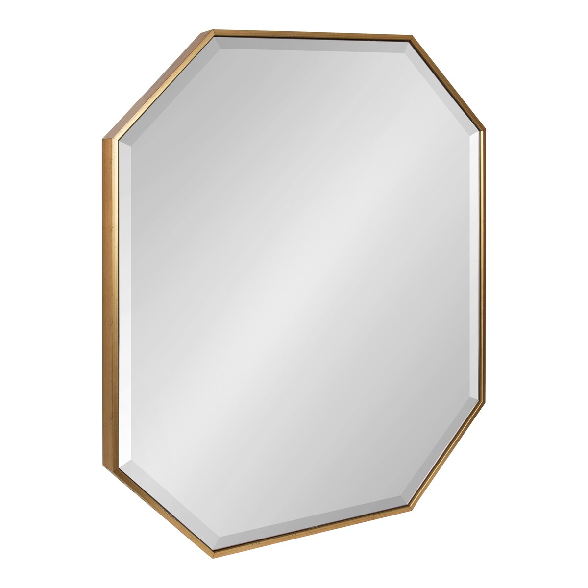 Kate and Laurel Rhodes Octagon Panel Framed Wall Mirror