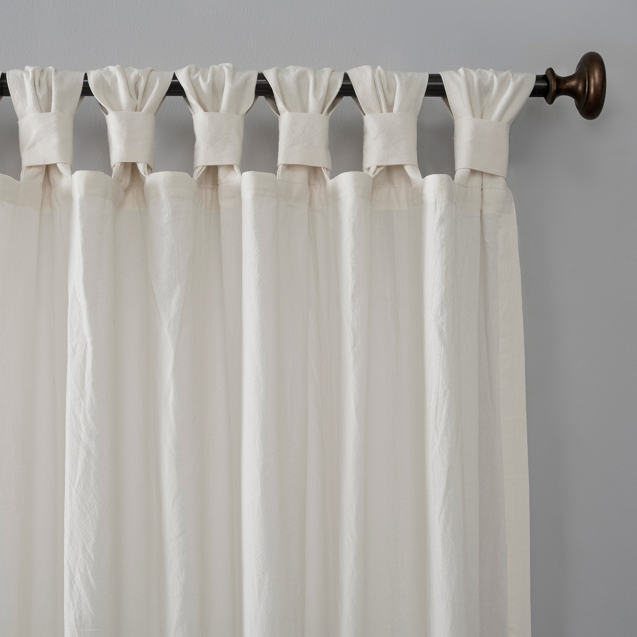 Archaeo Washed Cotton Twist Tab Curtain, Single Panel